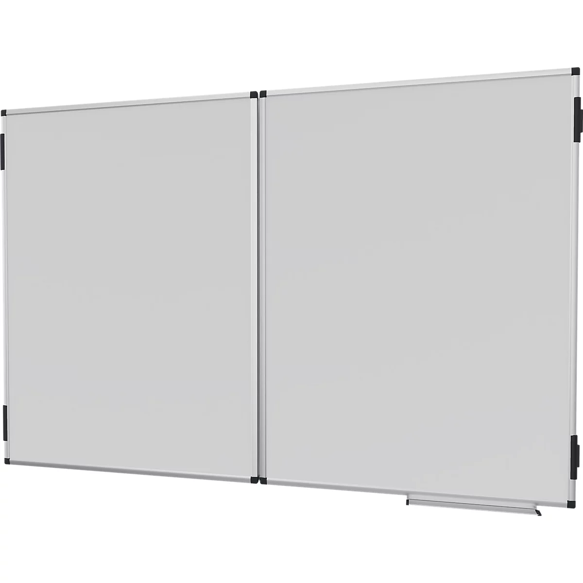 Klapptafel Legamaster UNITE PLUS, magnetisch, 5 Schreibflächen, B 1500/3000 x T 13,4 x H 1000 mm, emaillierter Keramikstahl, weiß